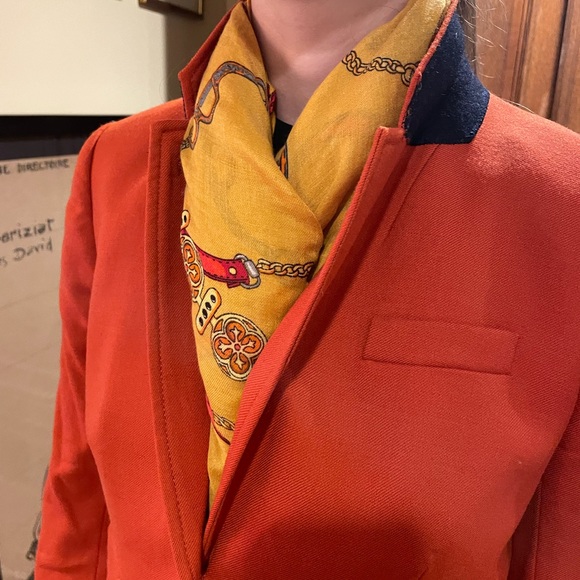 Beautiful equestrian scarf 72”x32” - Picture 2 of 7